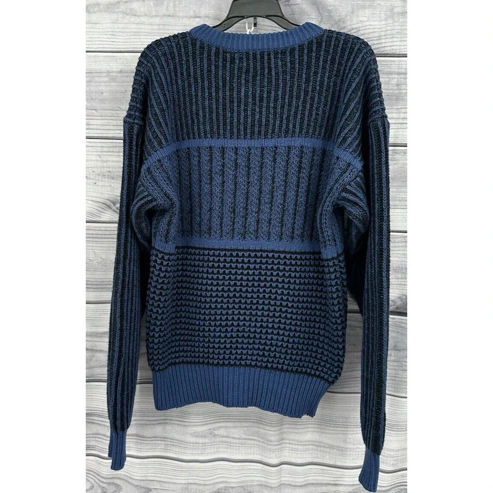 CHARTWELL VINTAGE 80'S / 90'S CREWNECK SWEATER Men's Size Large BLUE /‎ BLACK